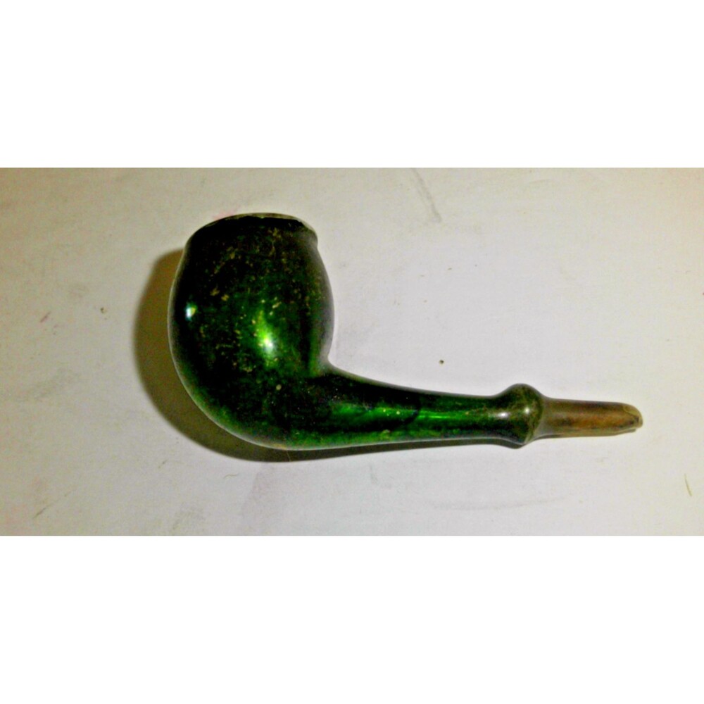 1930s Mercury Blown Glass Christmas Ornament Pipe Shape Germany